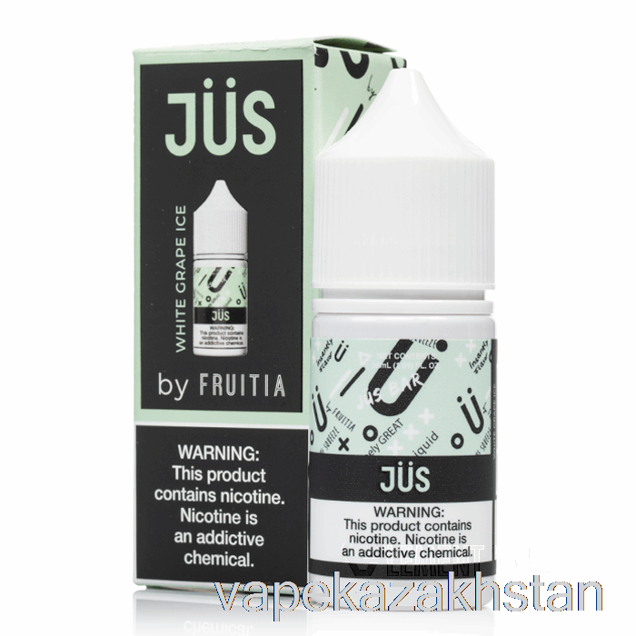 Vape Disposable White Grape Ice - JUS Salts - 30mL 35mg